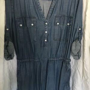 2 dresses 1-Navy Blue 1- Denim